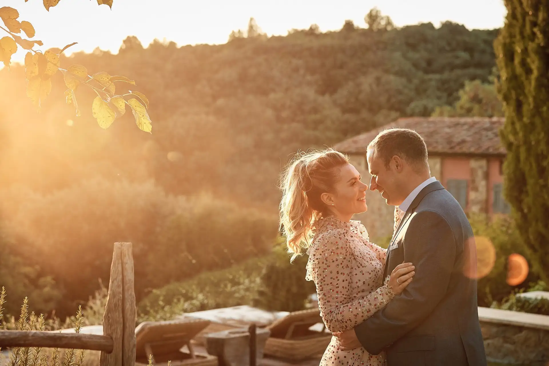 castello di vicarello wedding welcome dinner