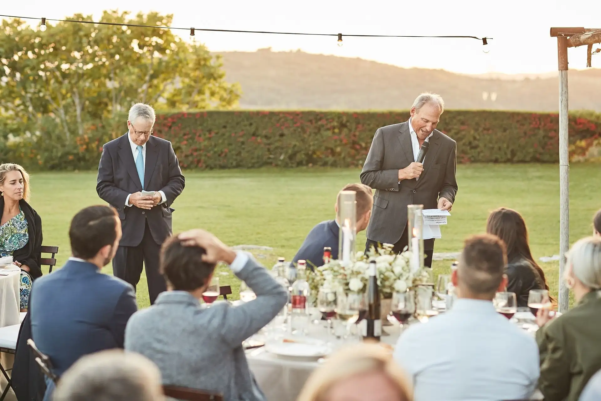 castello di vicarello wedding welcome dinner