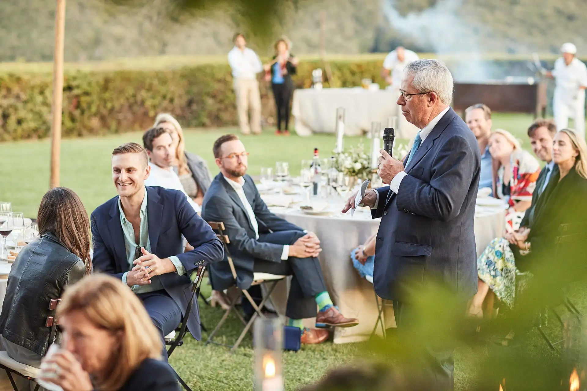 castello di vicarello wedding welcome dinner