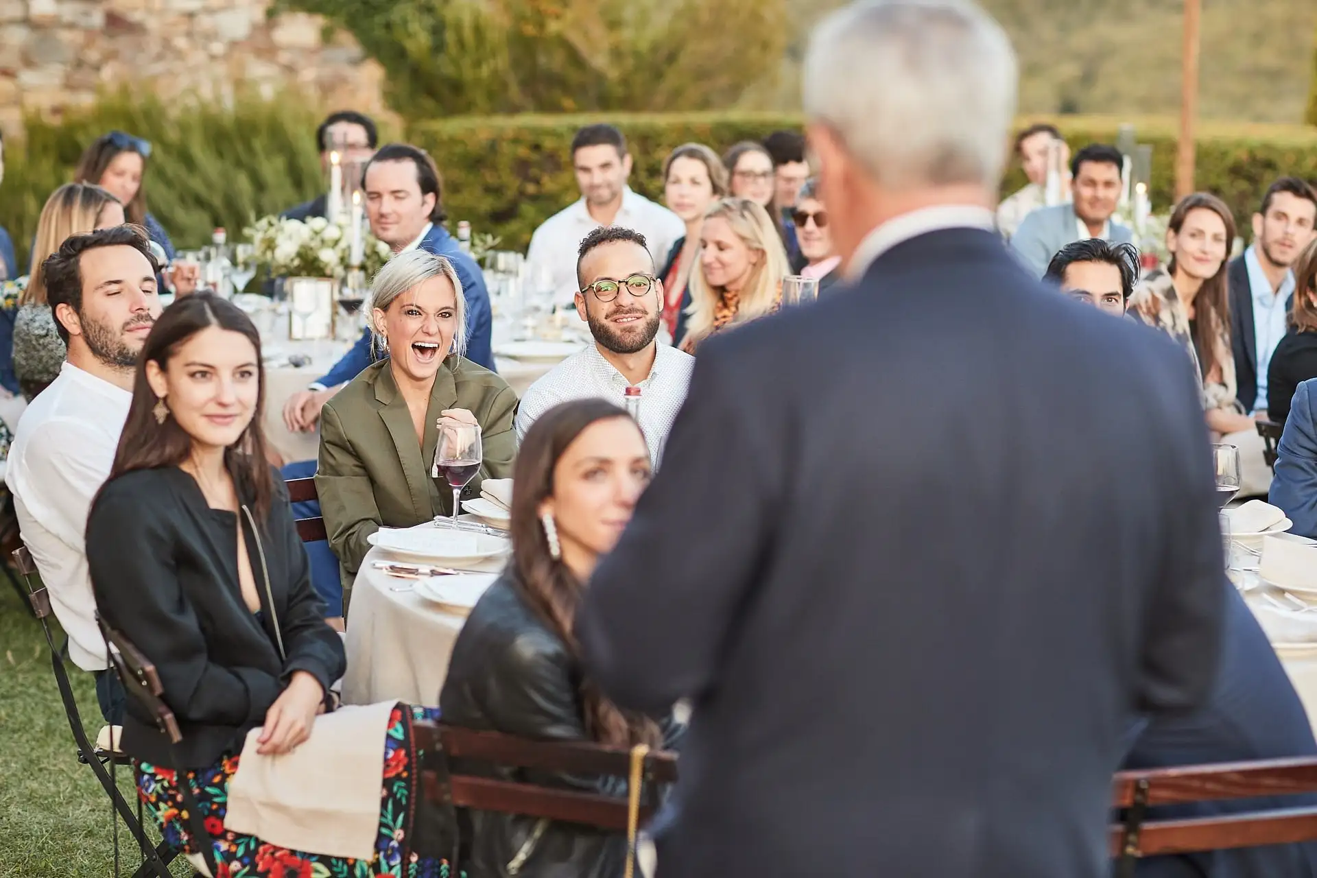 castello di vicarello wedding welcome dinner