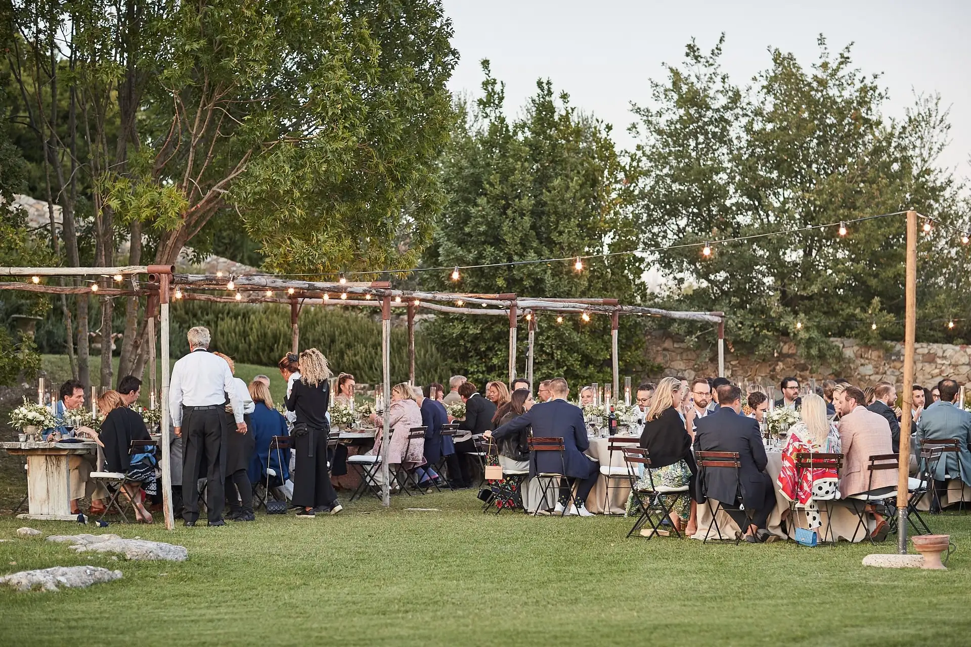 castello di vicarello wedding welcome dinner