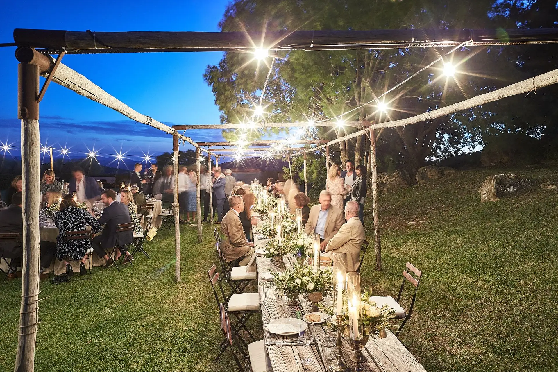 castello di vicarello wedding welcome dinner