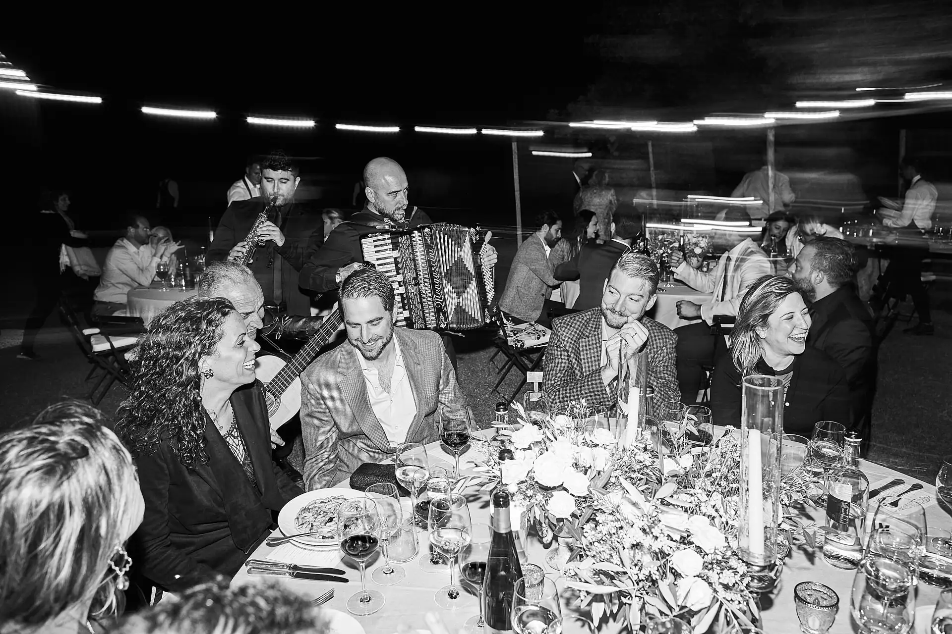 castello di vicarello wedding welcome dinner