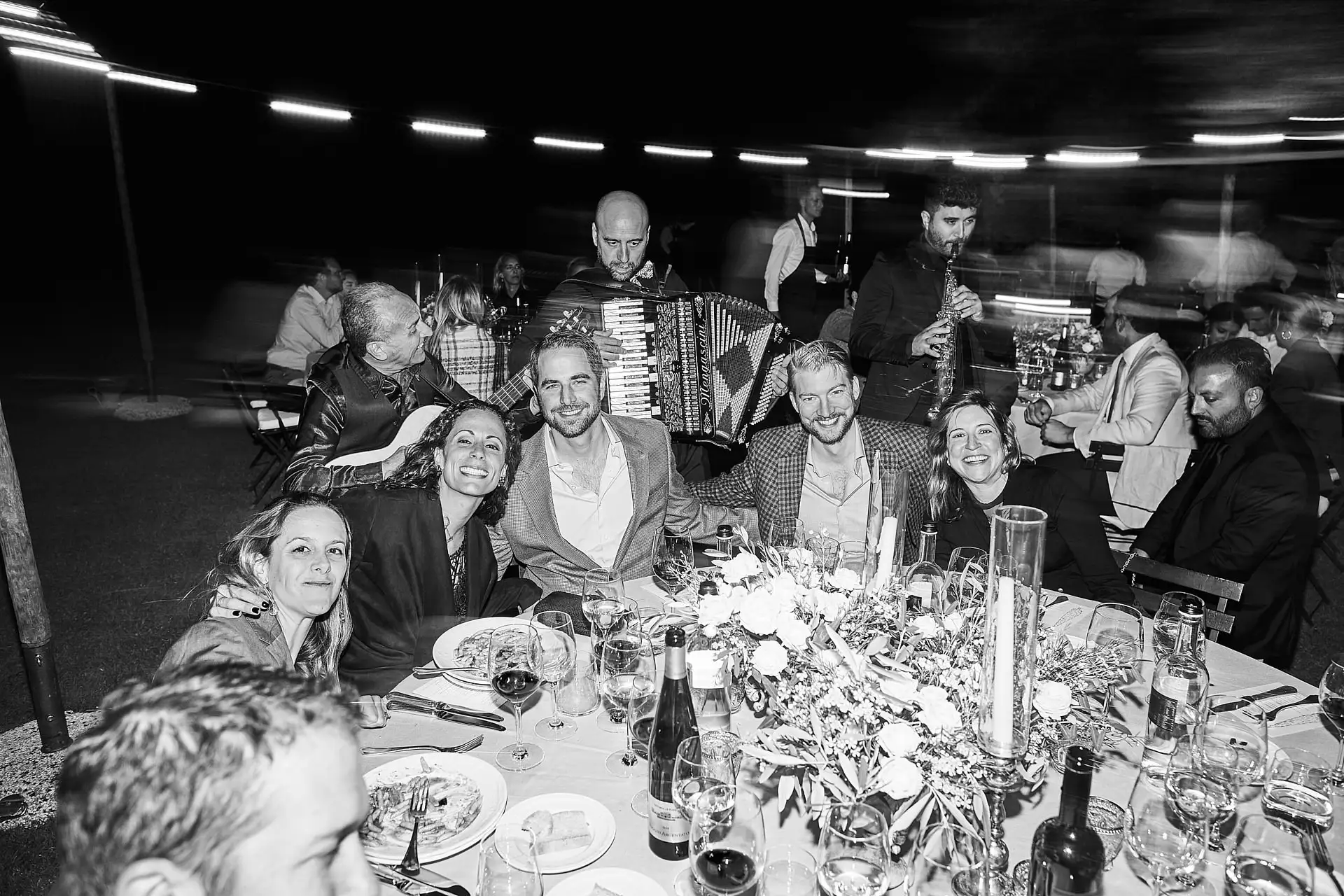castello di vicarello wedding welcome dinner