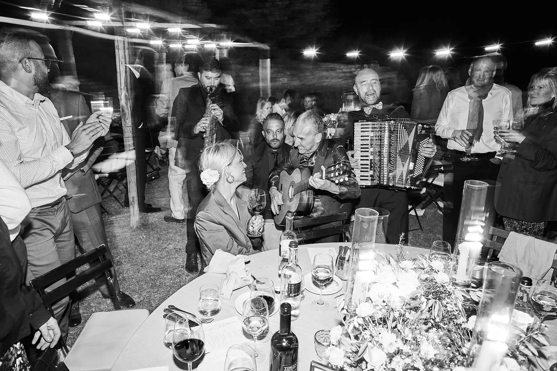 castello di vicarello wedding welcome dinner