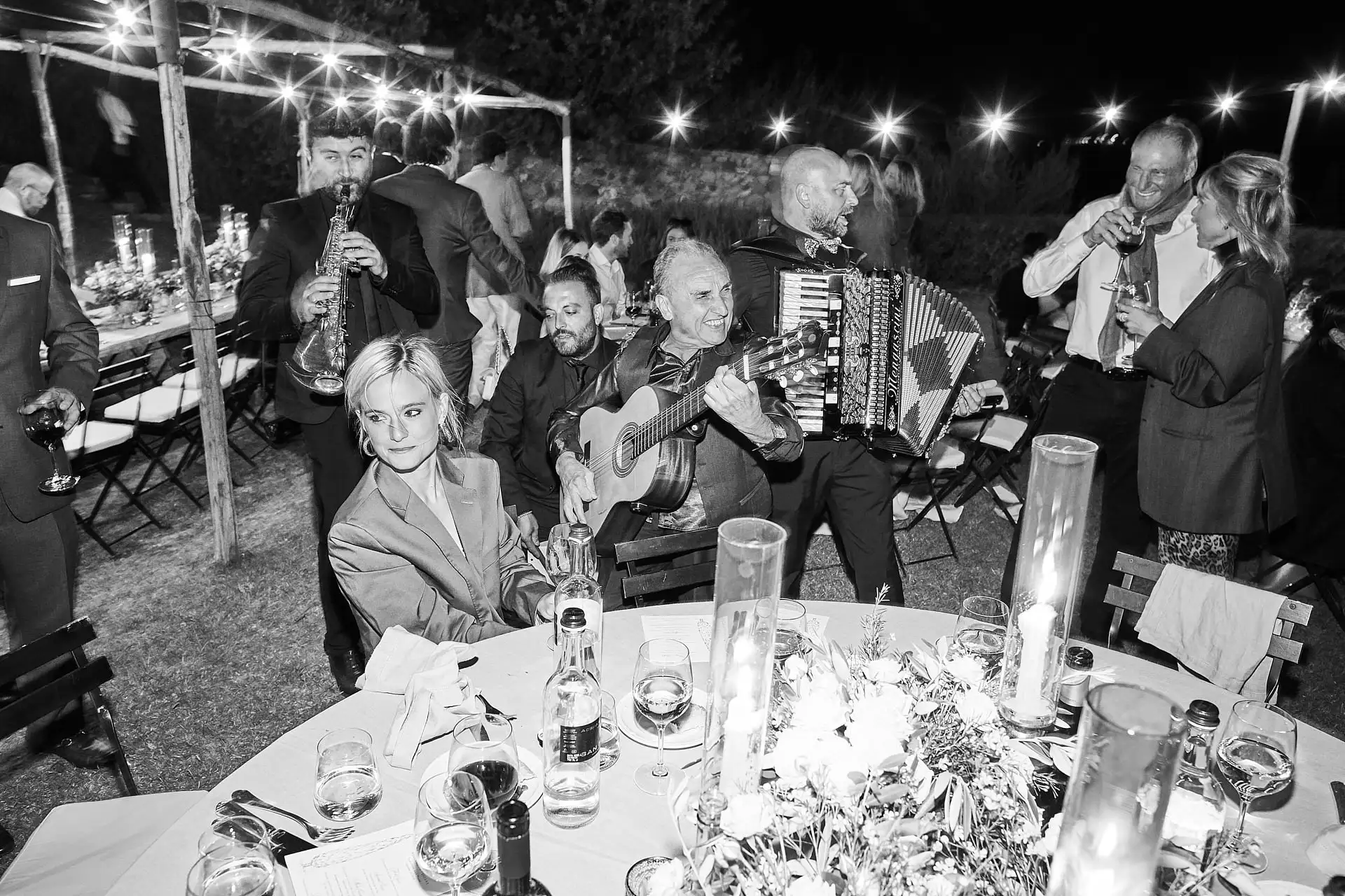 castello di vicarello wedding welcome dinner
