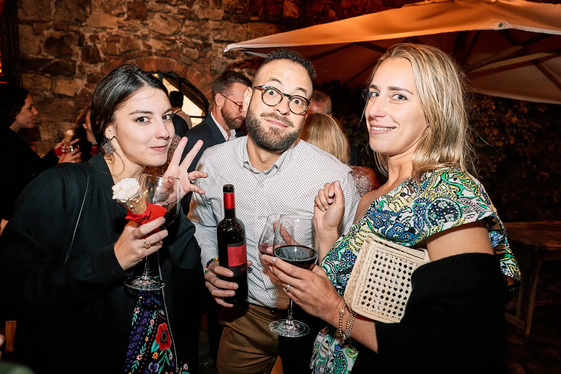 castello di vicarello wedding welcome dinner