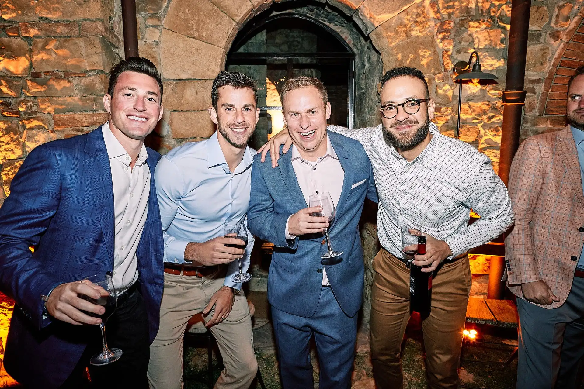 castello di vicarello wedding welcome dinner