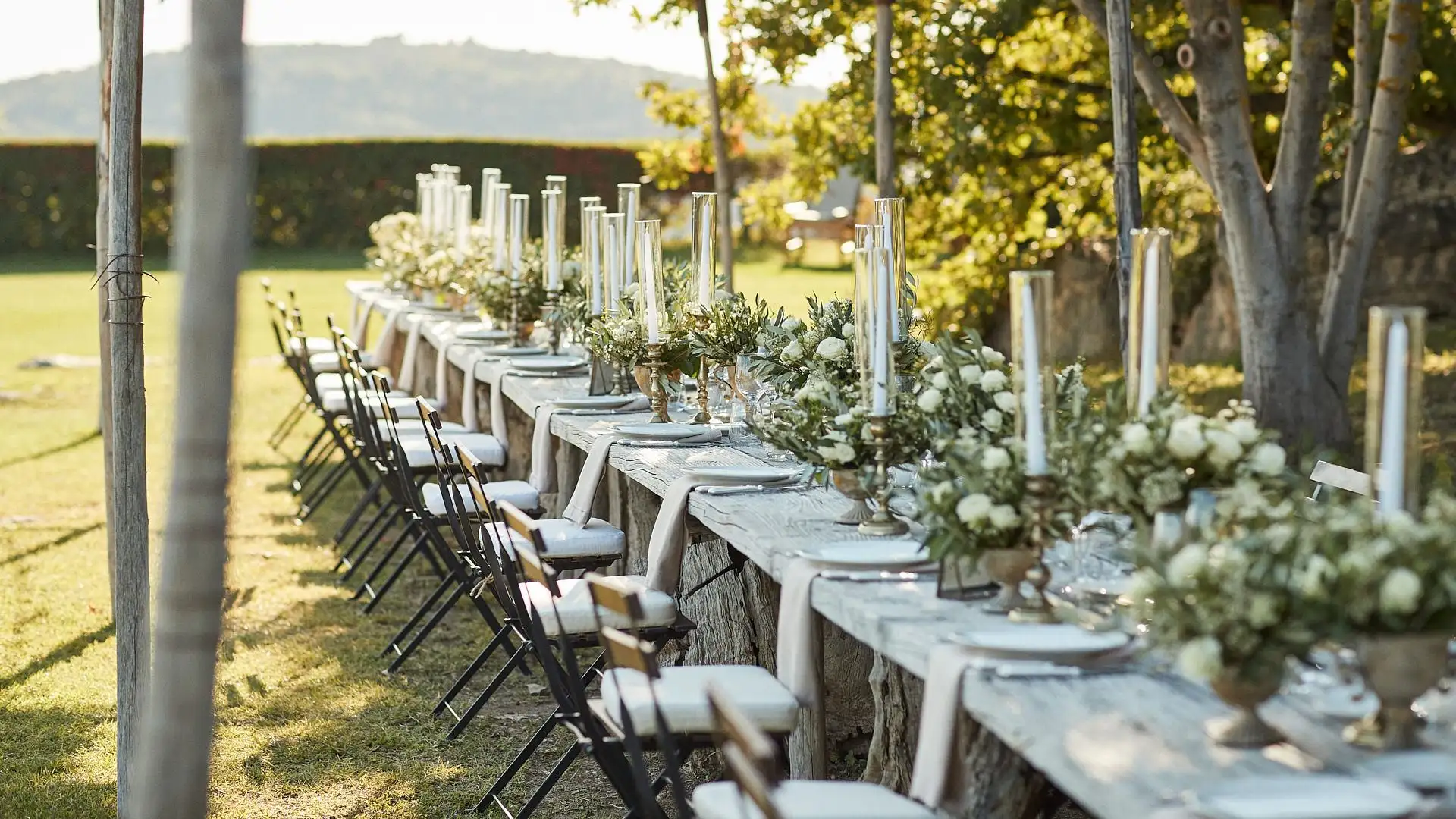 castello di vicarello wedding welcome dinner