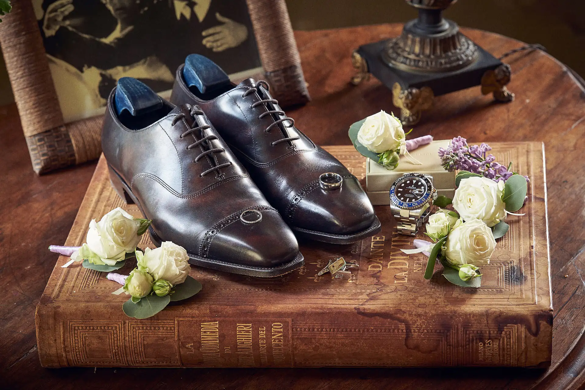 elegant english wedding near siena
