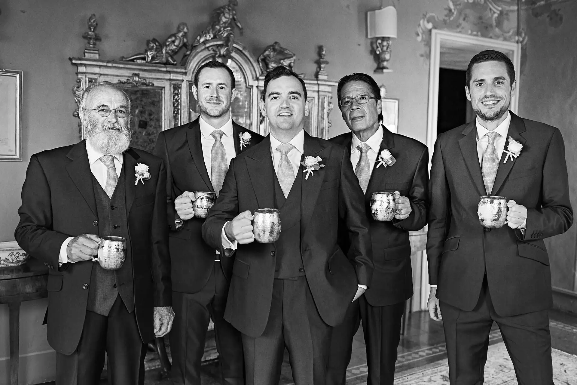 elegant english wedding near siena