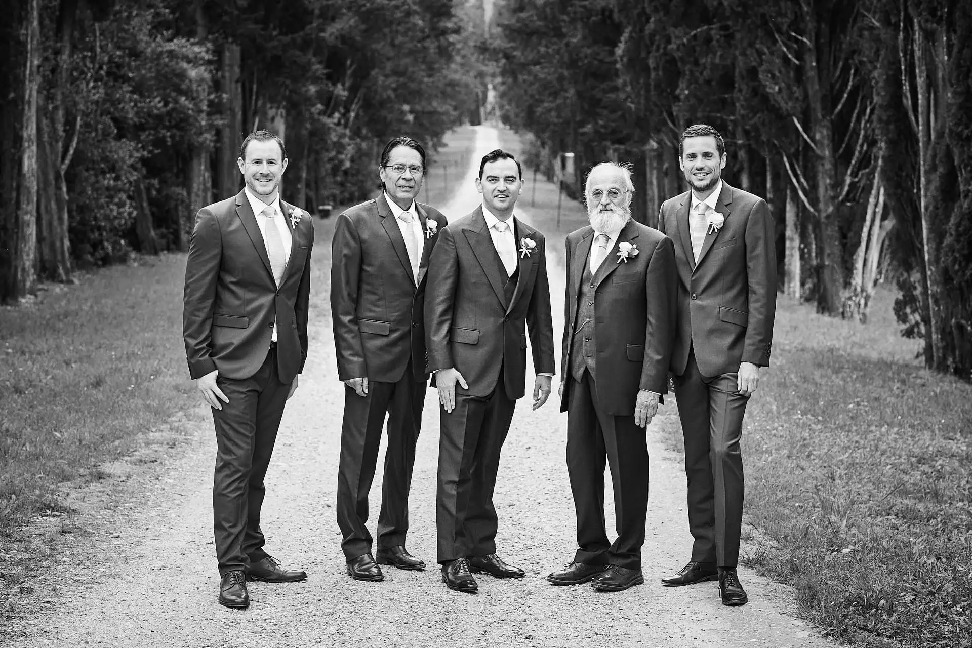 elegant english wedding near siena