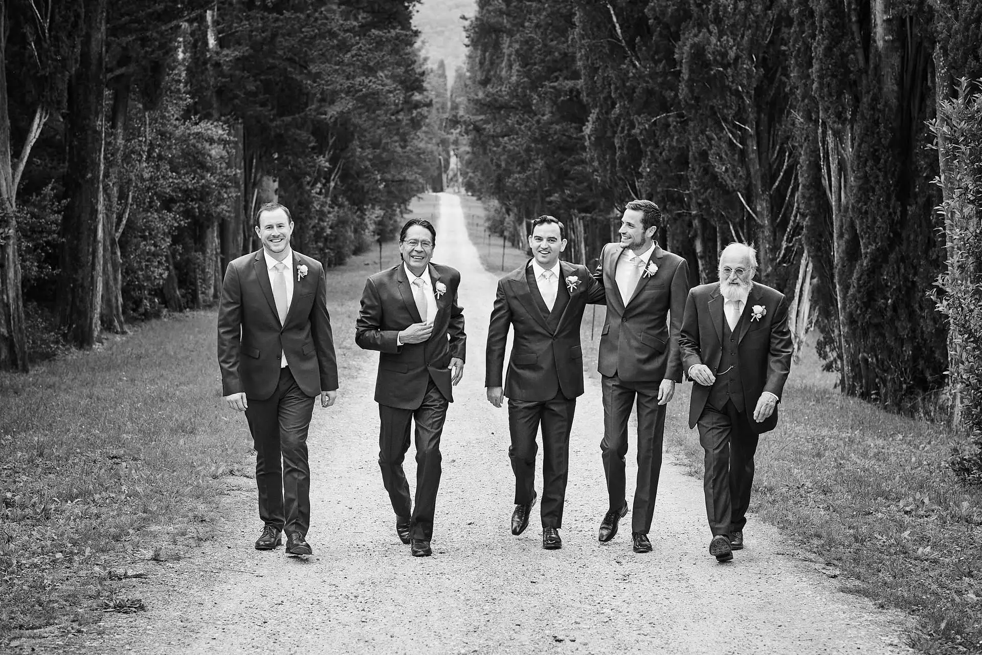 elegant english wedding near siena