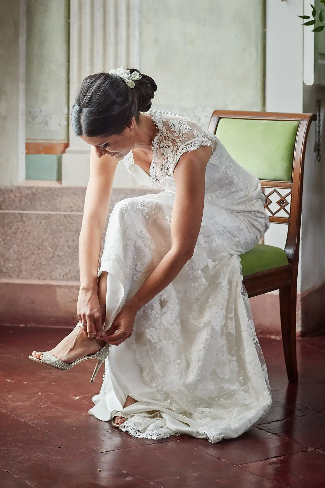 elegant english wedding near siena