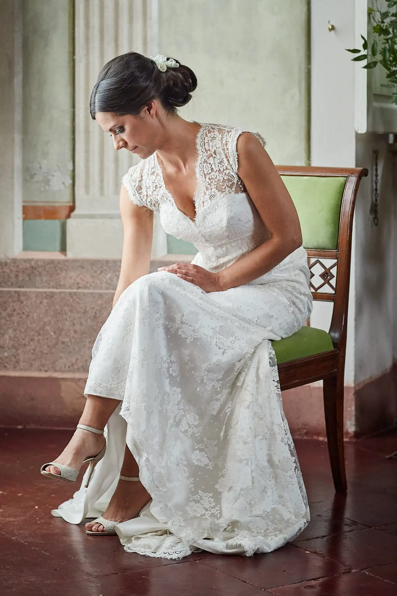 elegant english wedding near siena