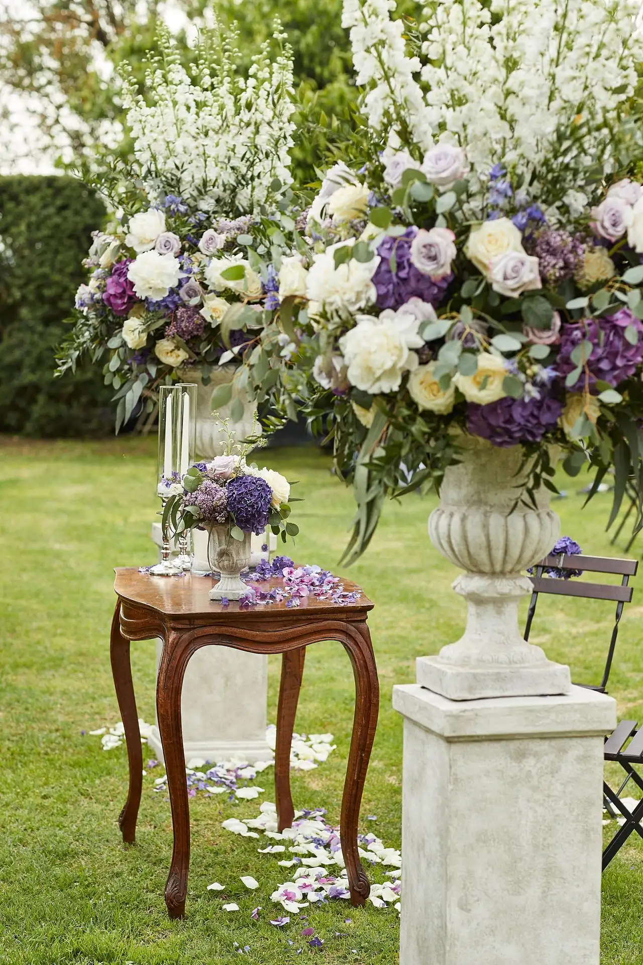 elegant english wedding near siena