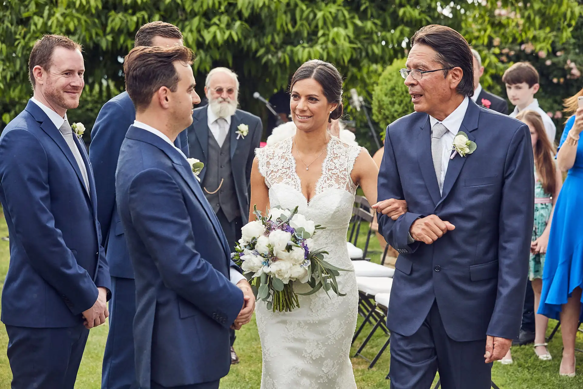elegant english wedding near siena