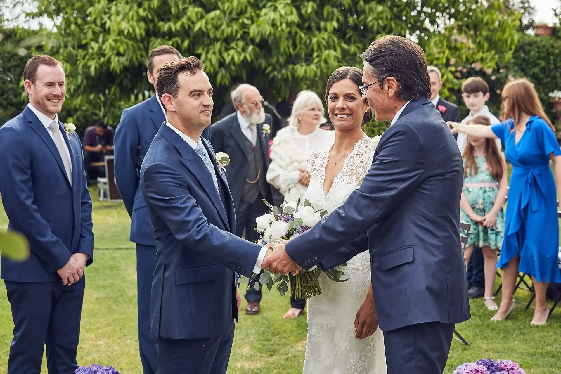 elegant english wedding near siena