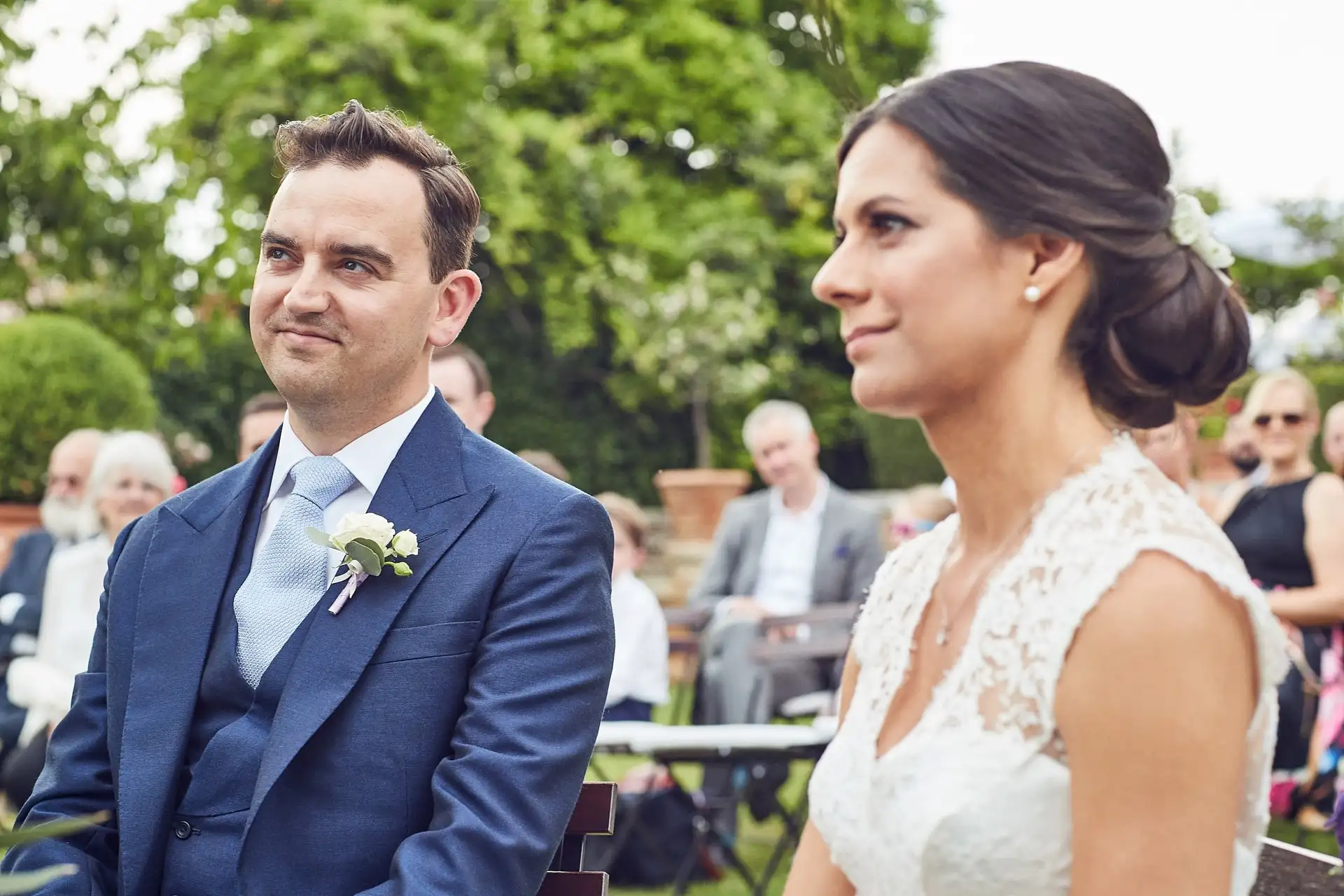 elegant english wedding near siena
