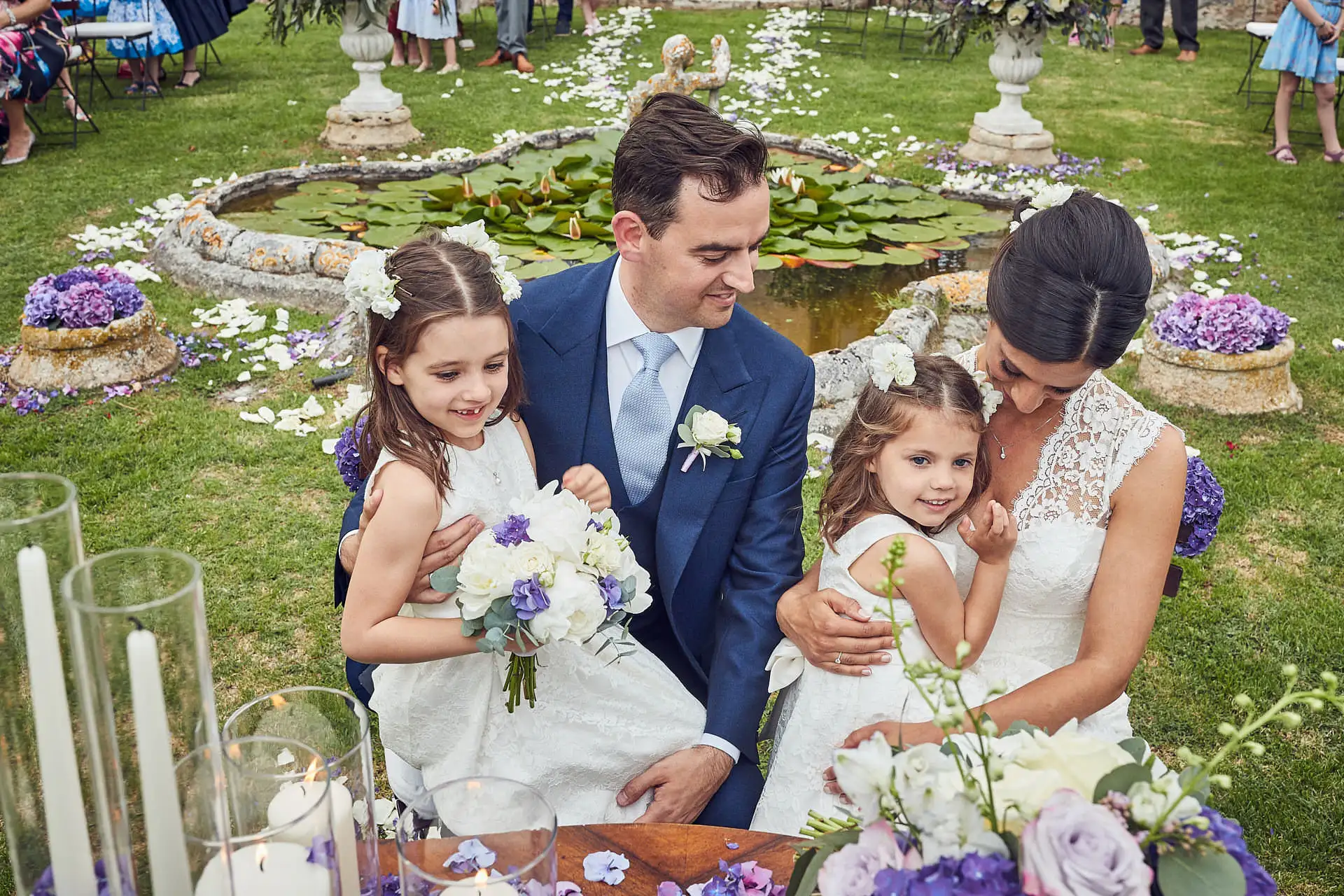 elegant english wedding near siena