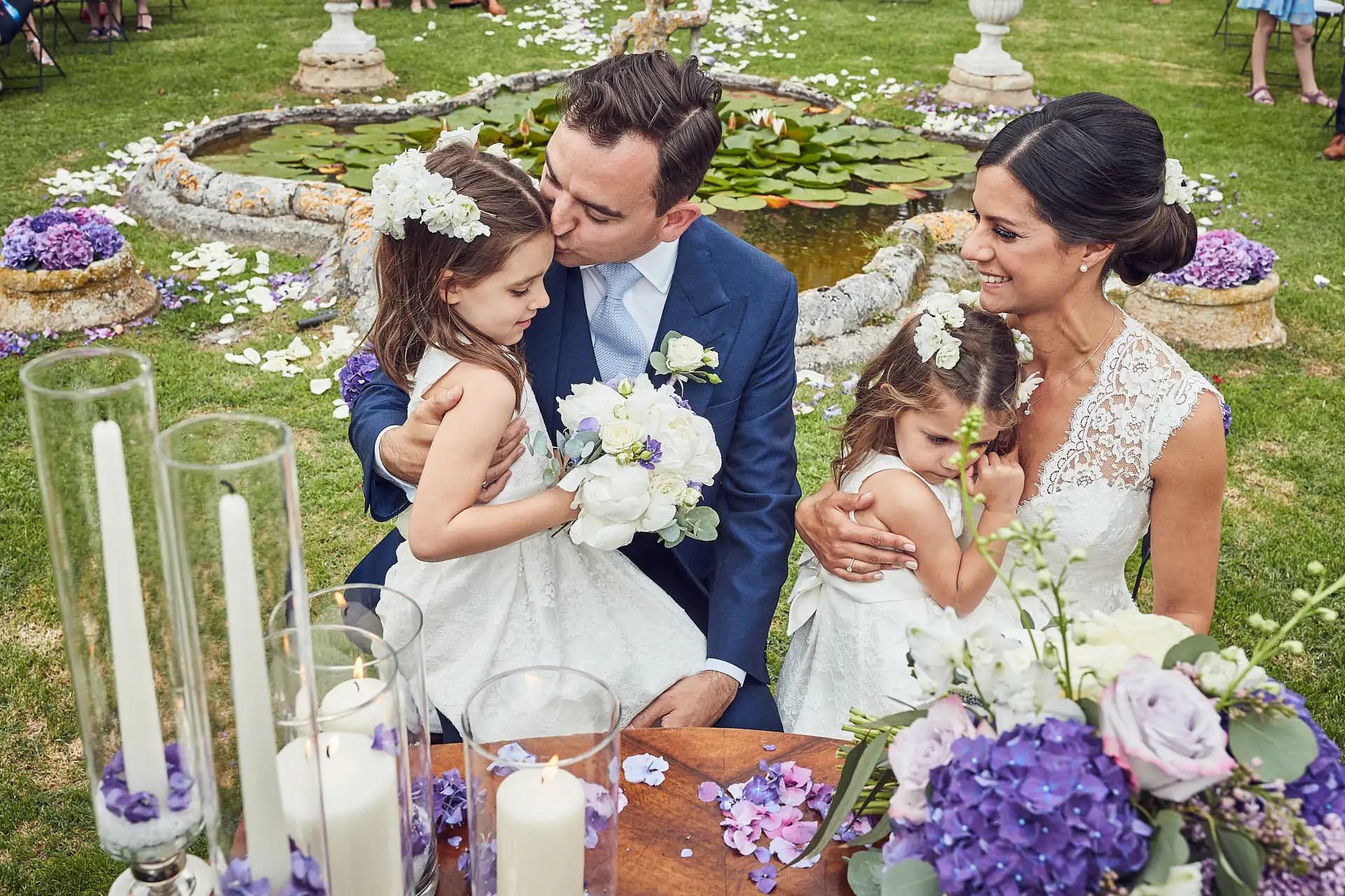 elegant english wedding near siena