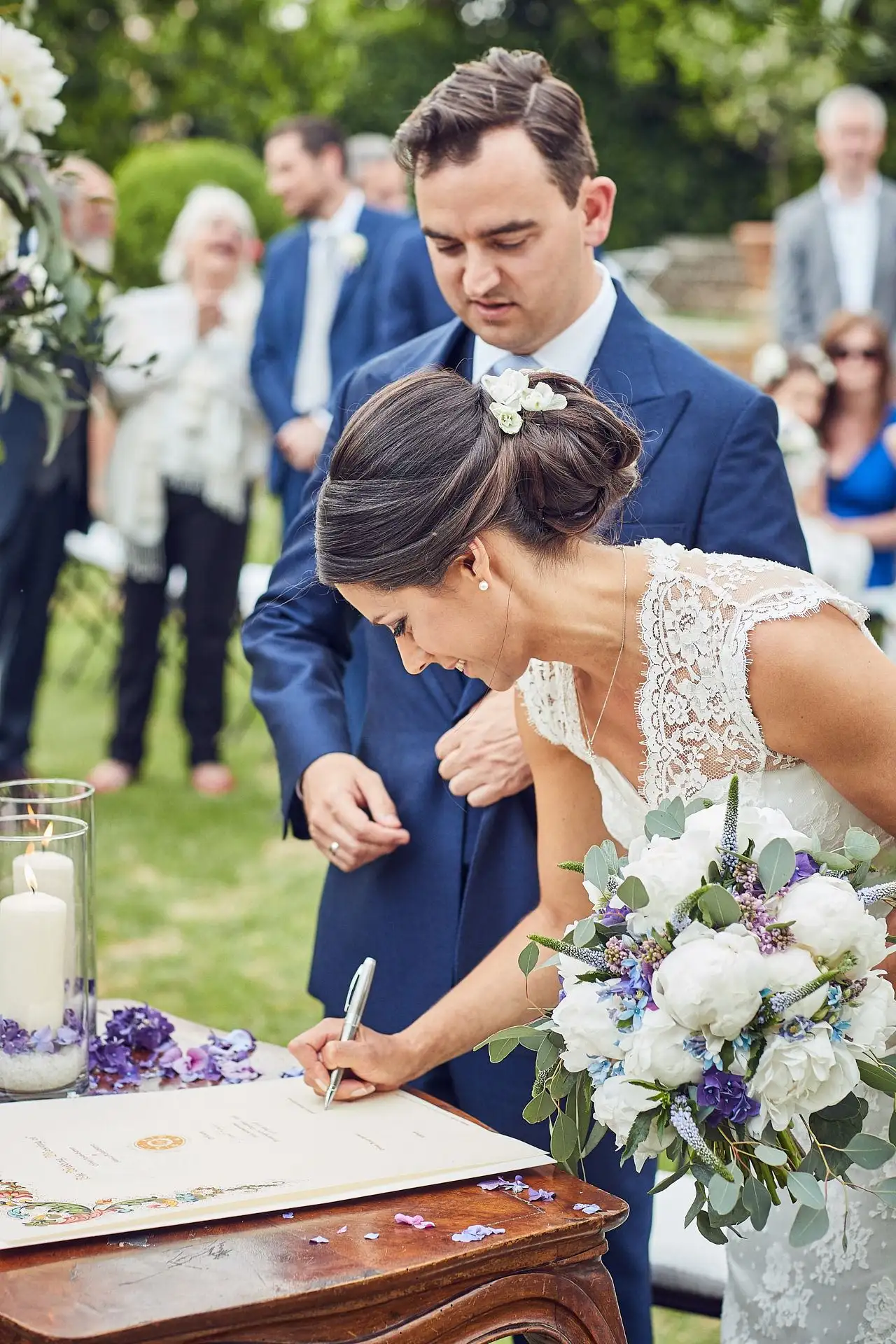 elegant english wedding near siena