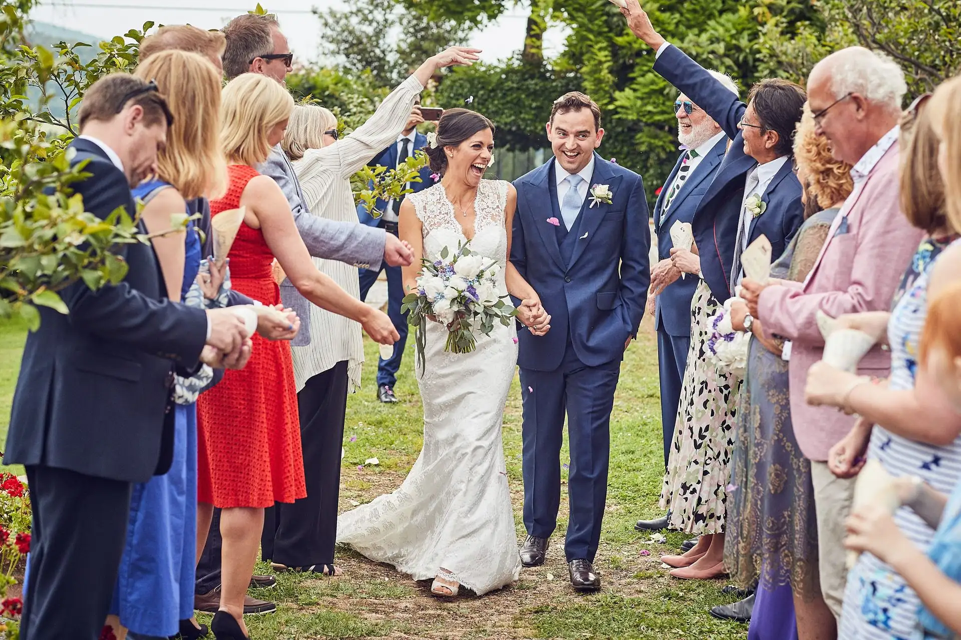 elegant english wedding near siena