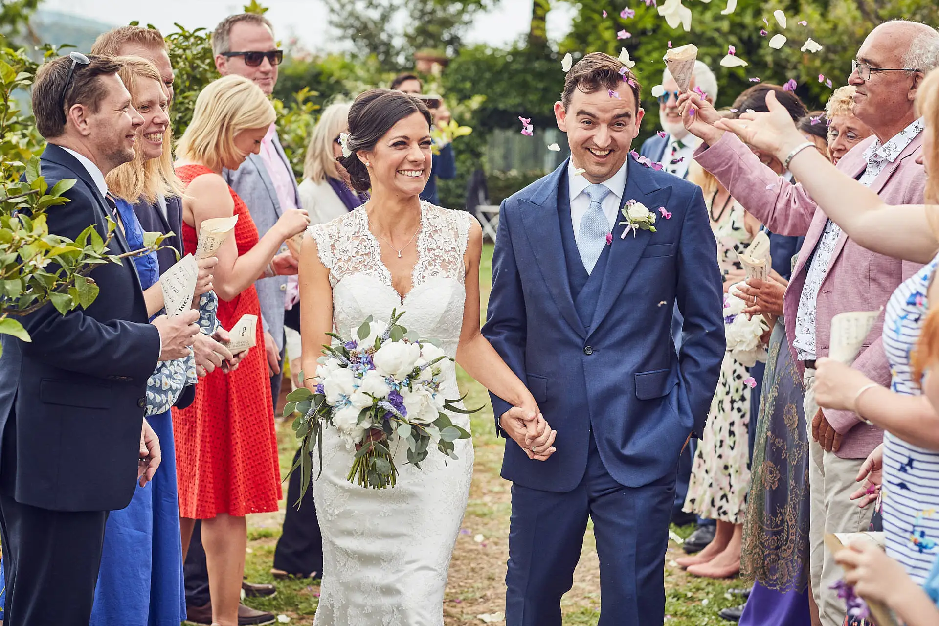 elegant english wedding near siena