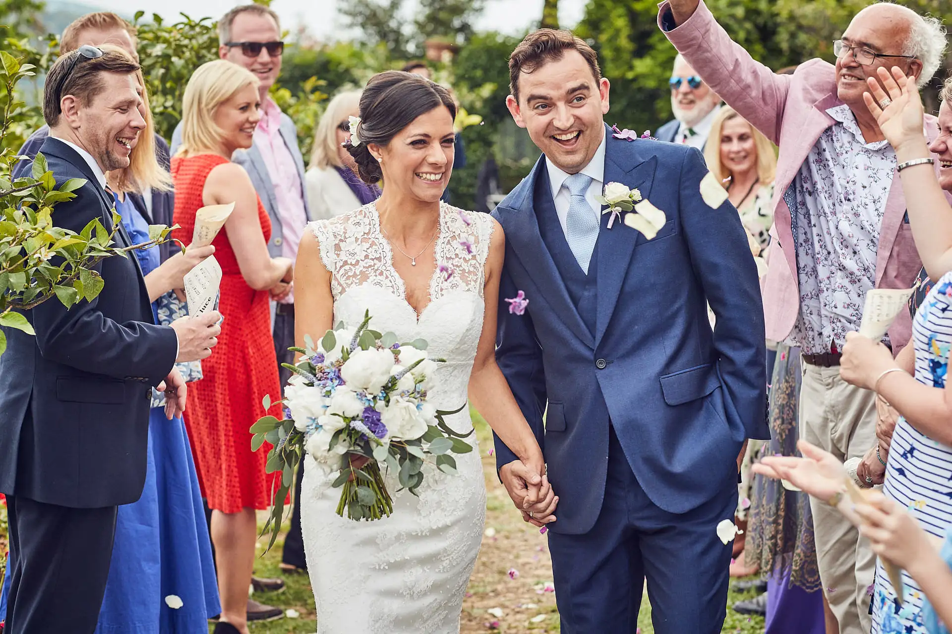elegant english wedding near siena