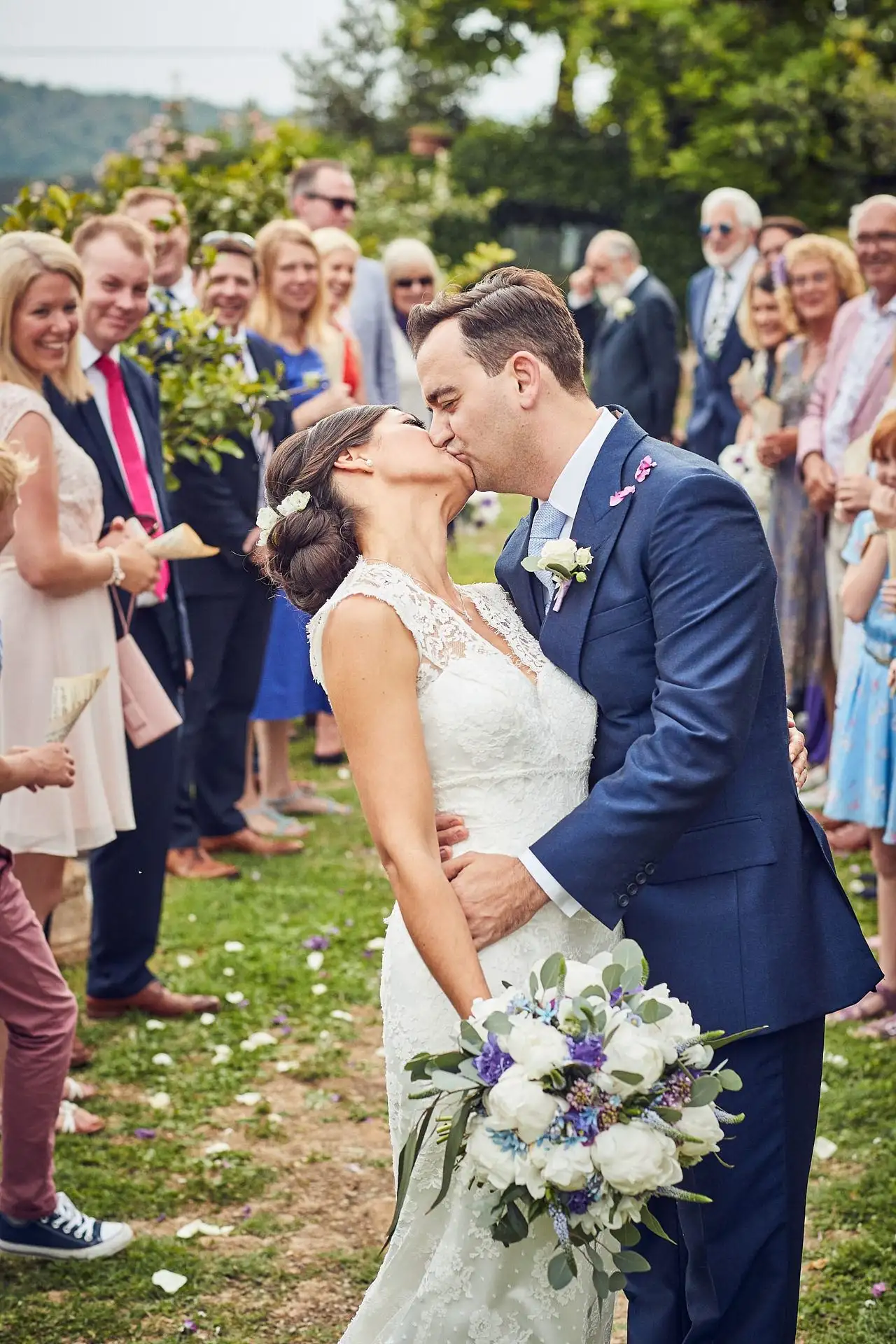 elegant english wedding near siena