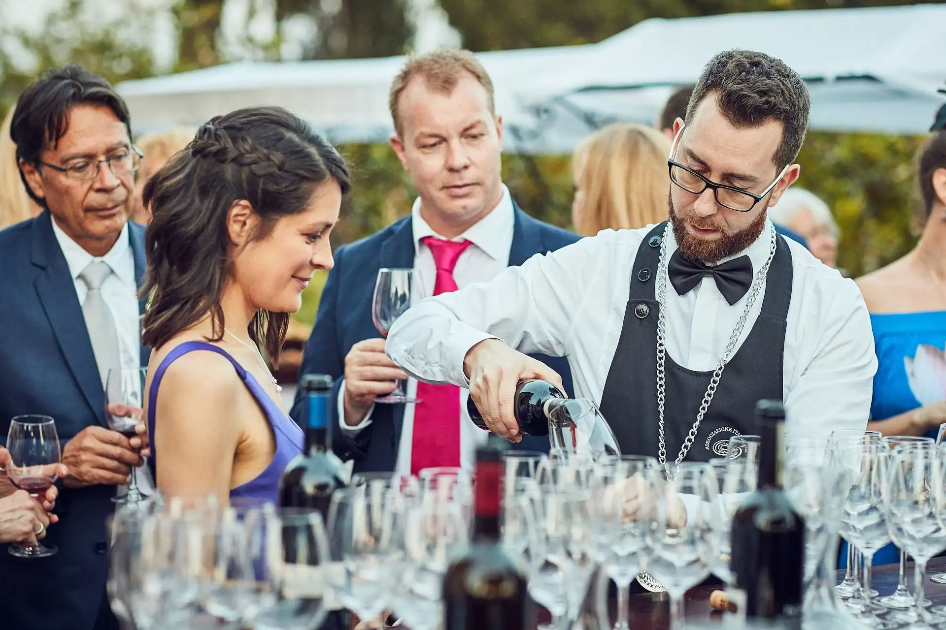 elegant english wedding near siena