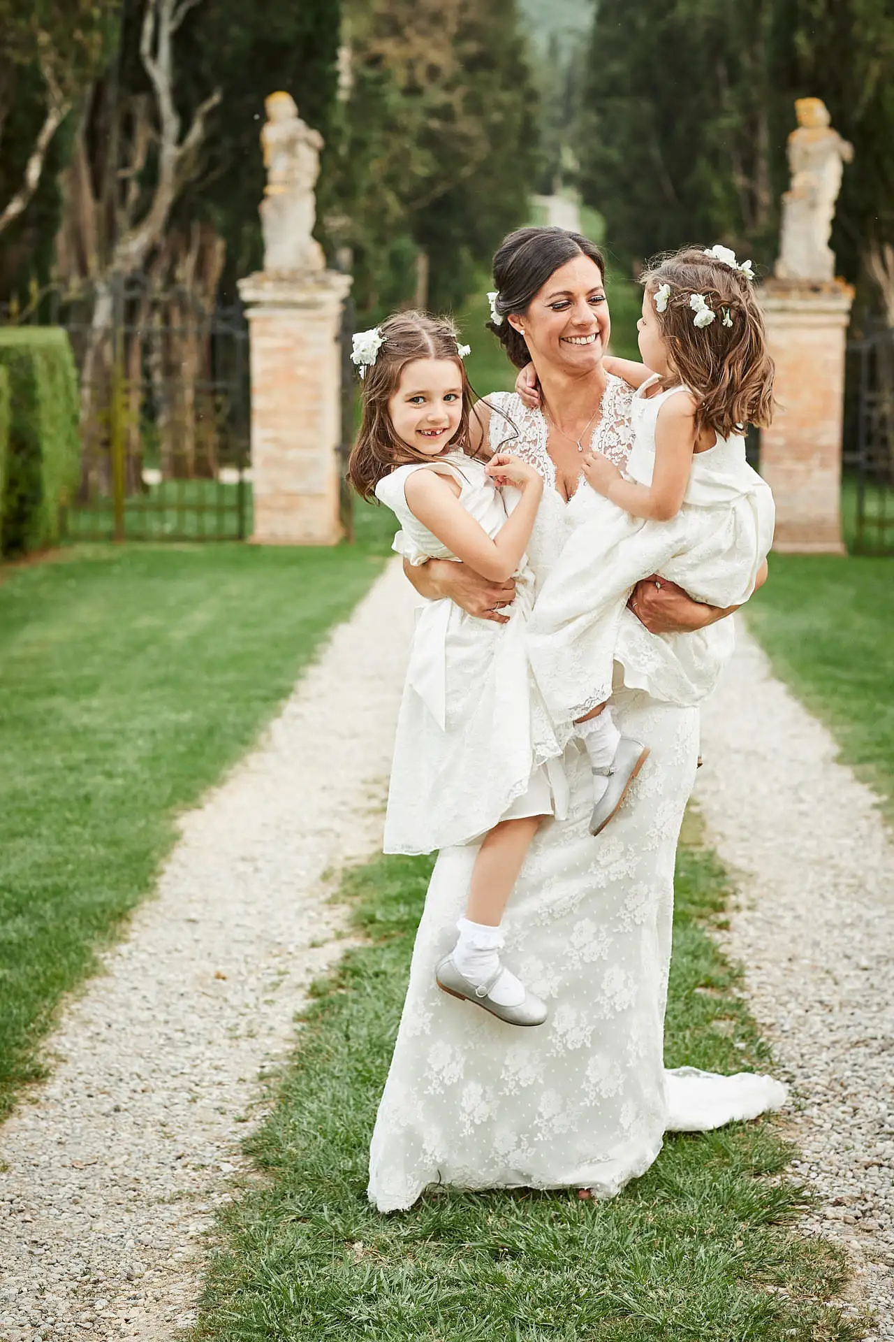 elegant english wedding near siena