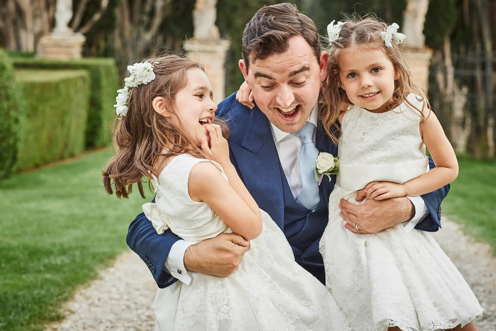 elegant english wedding near siena