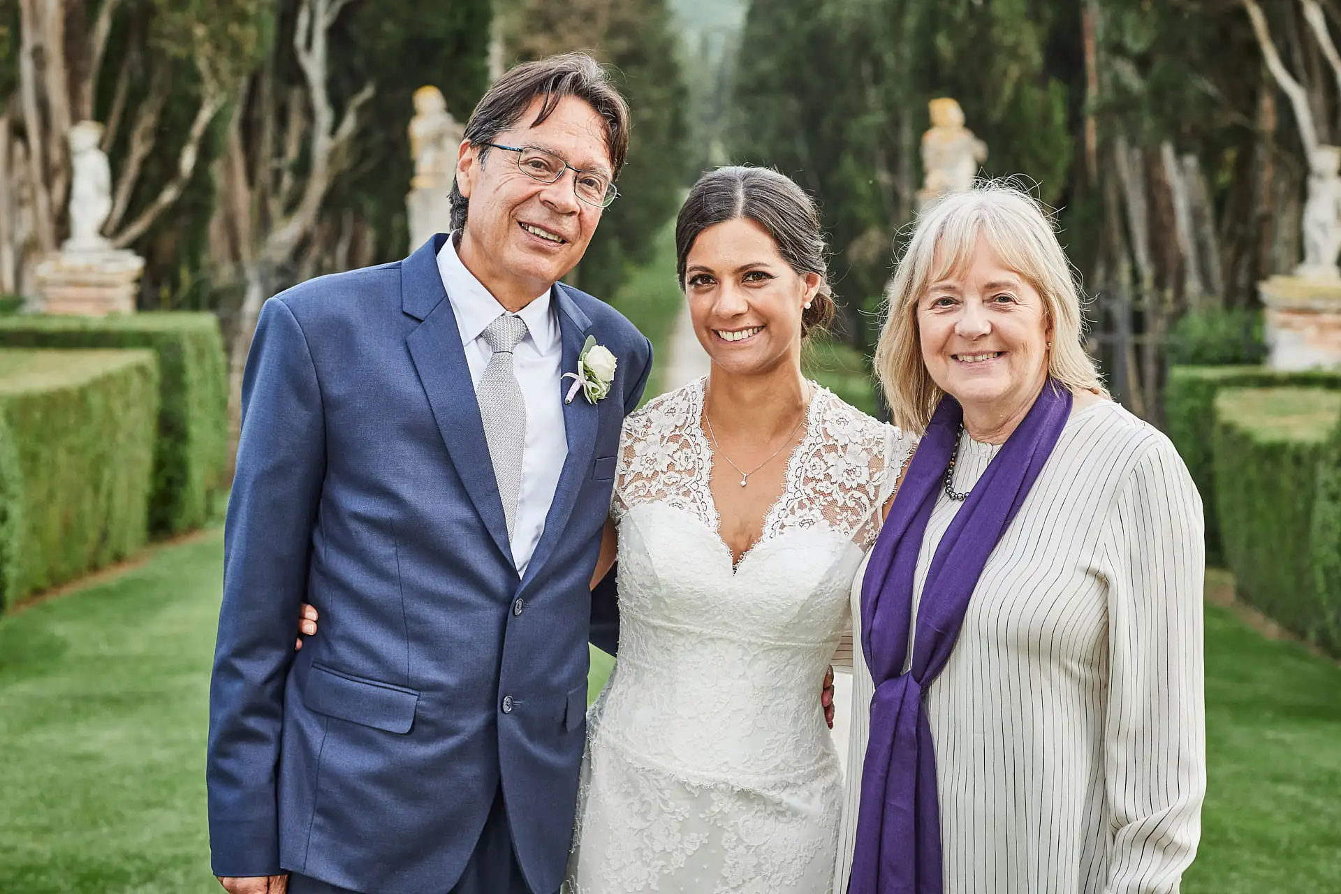 elegant english wedding near siena