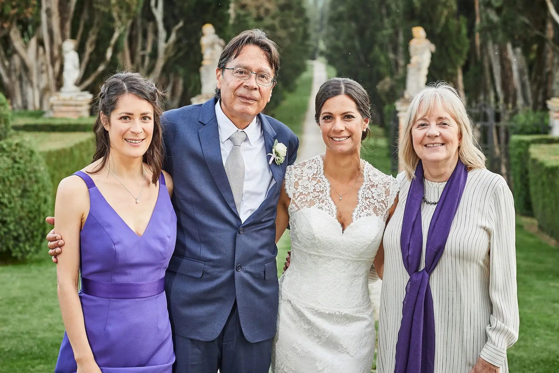 elegant english wedding near siena