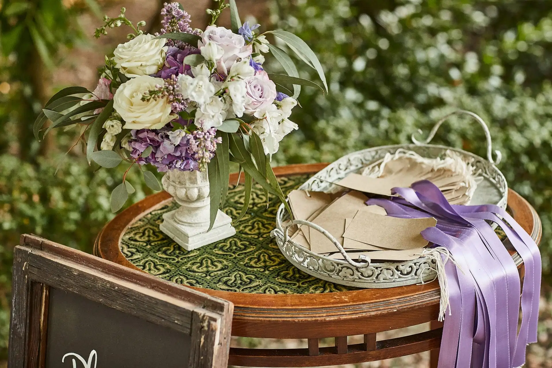elegant english wedding near siena