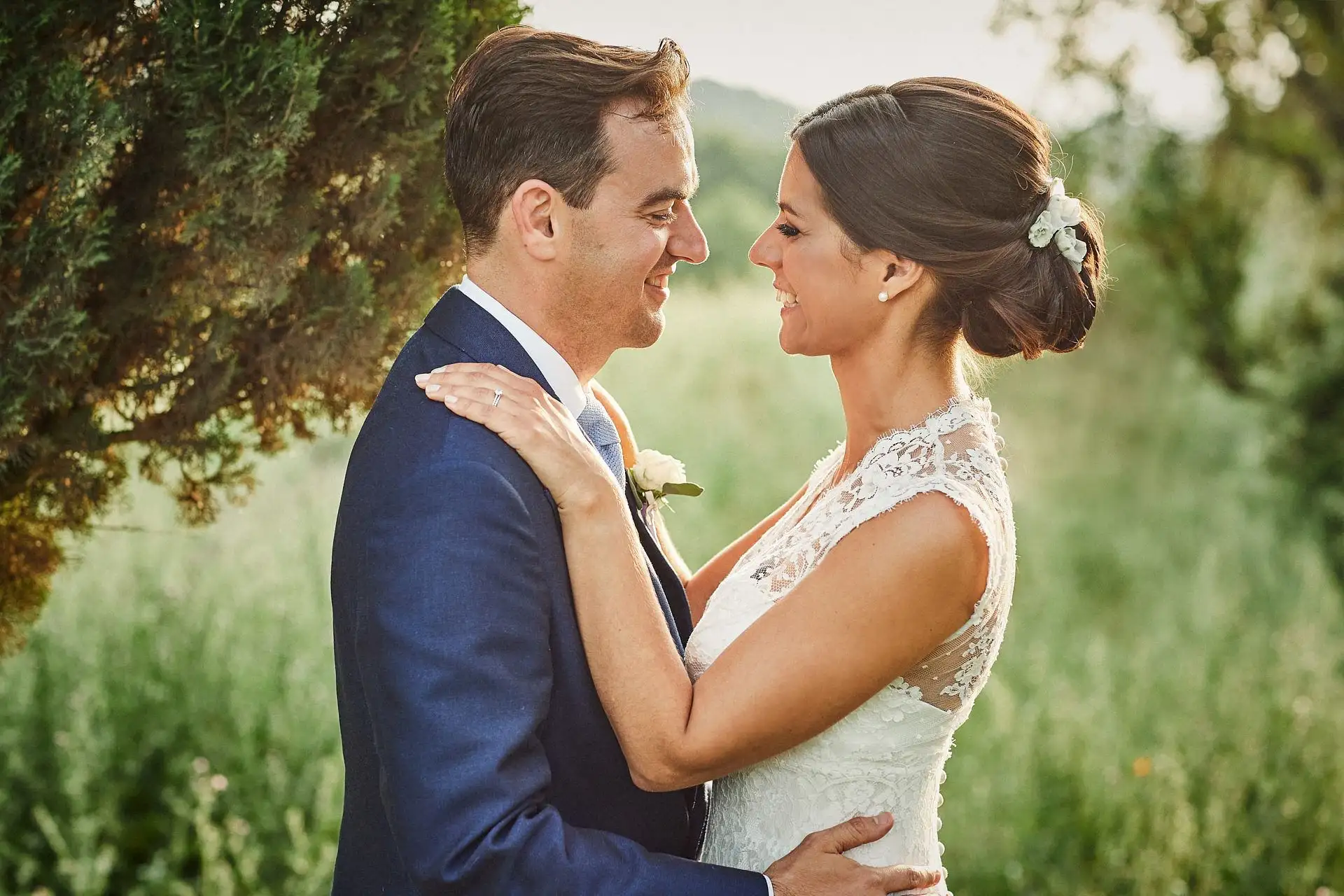 elegant english wedding near siena