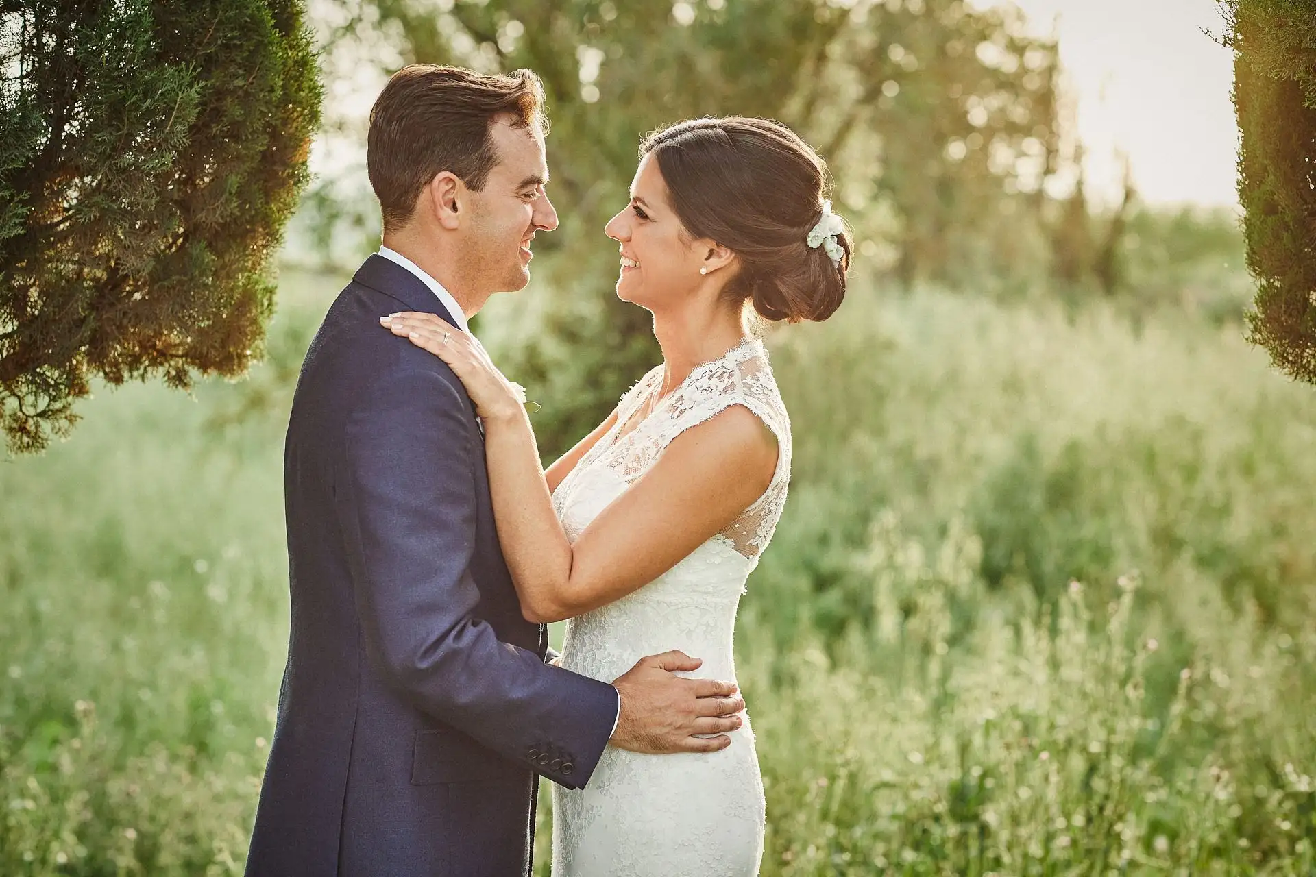 elegant english wedding near siena
