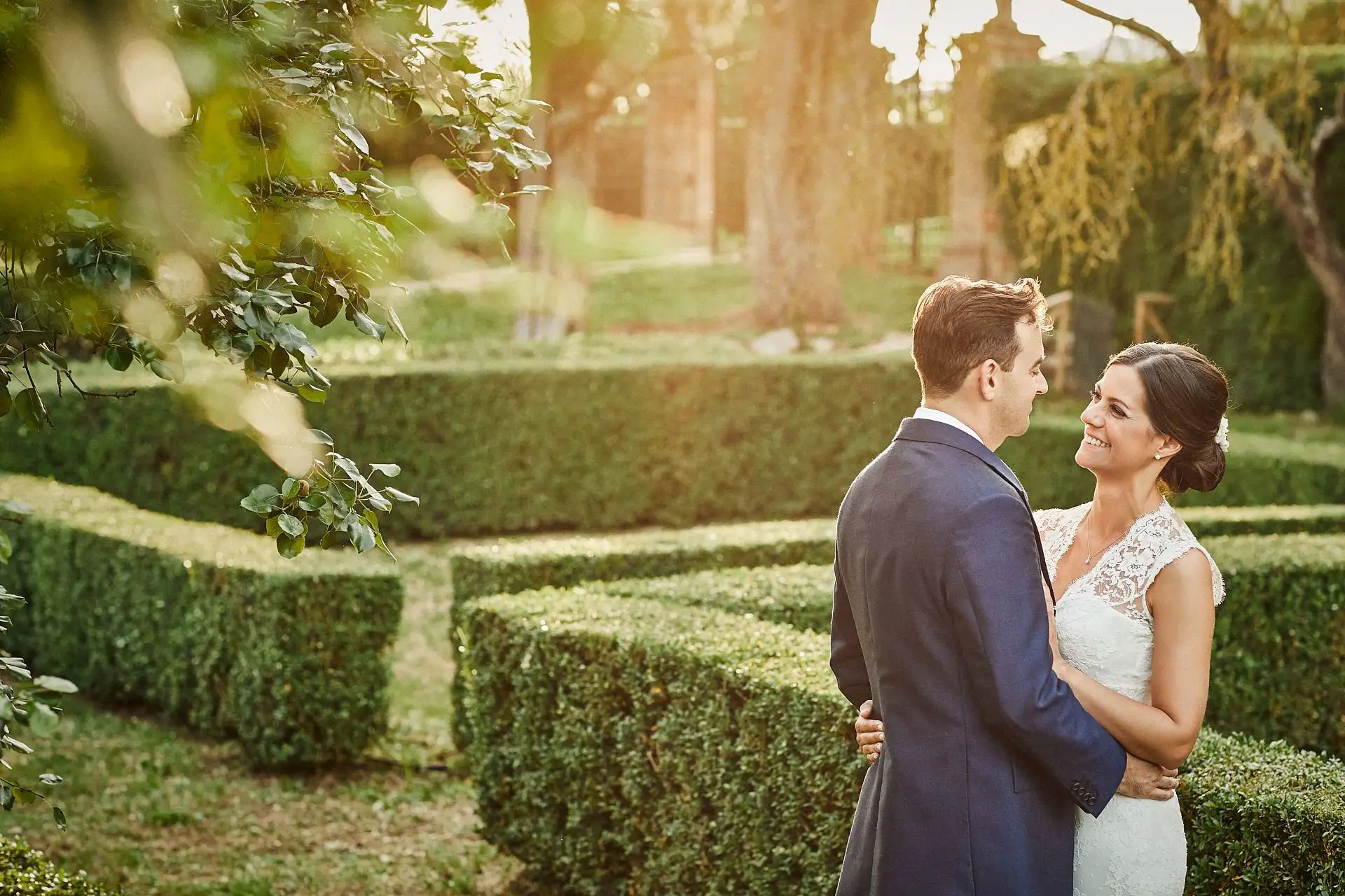 elegant english wedding near siena
