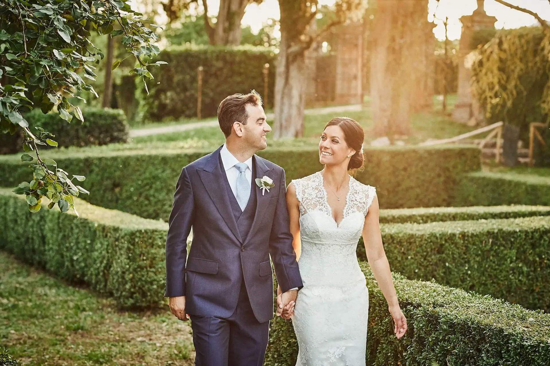elegant english wedding near siena