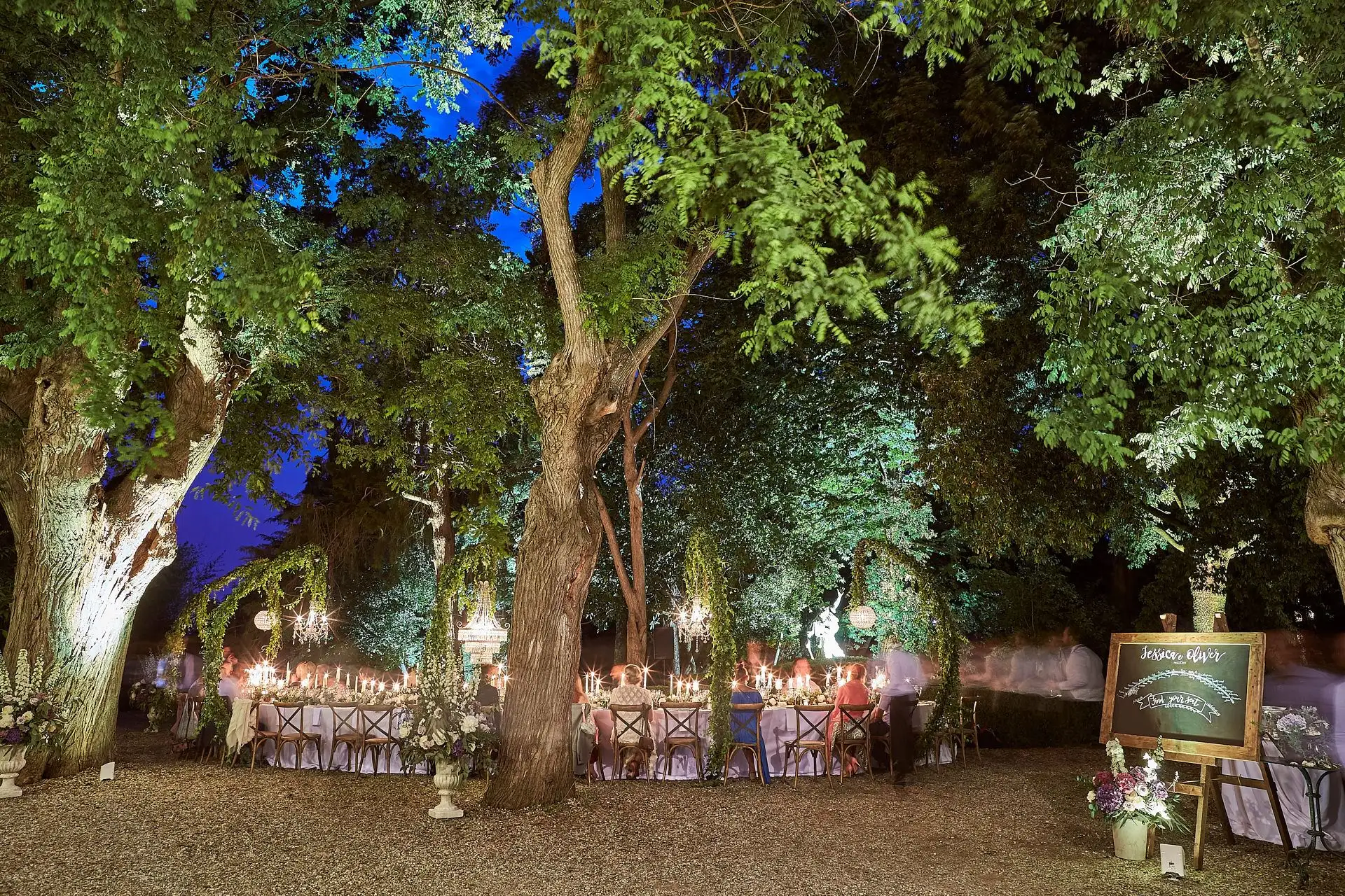 elegant english wedding near siena
