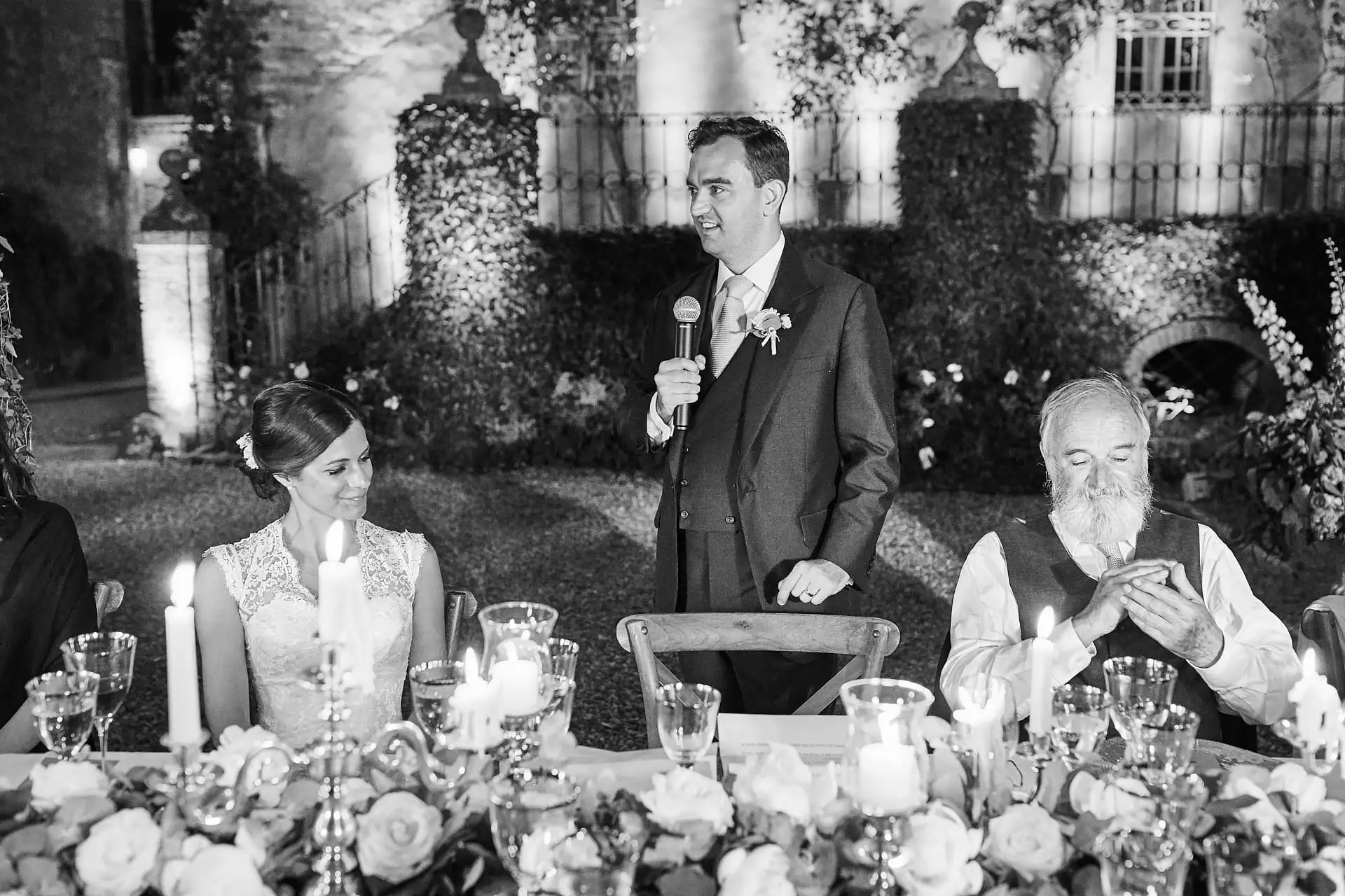 elegant english wedding near siena
