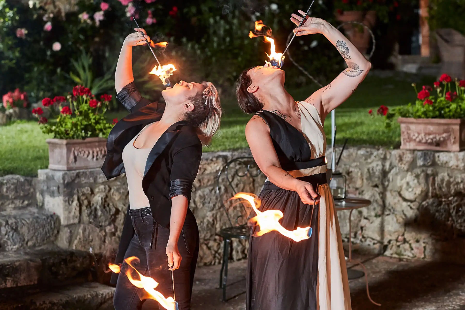 elegant english wedding near siena