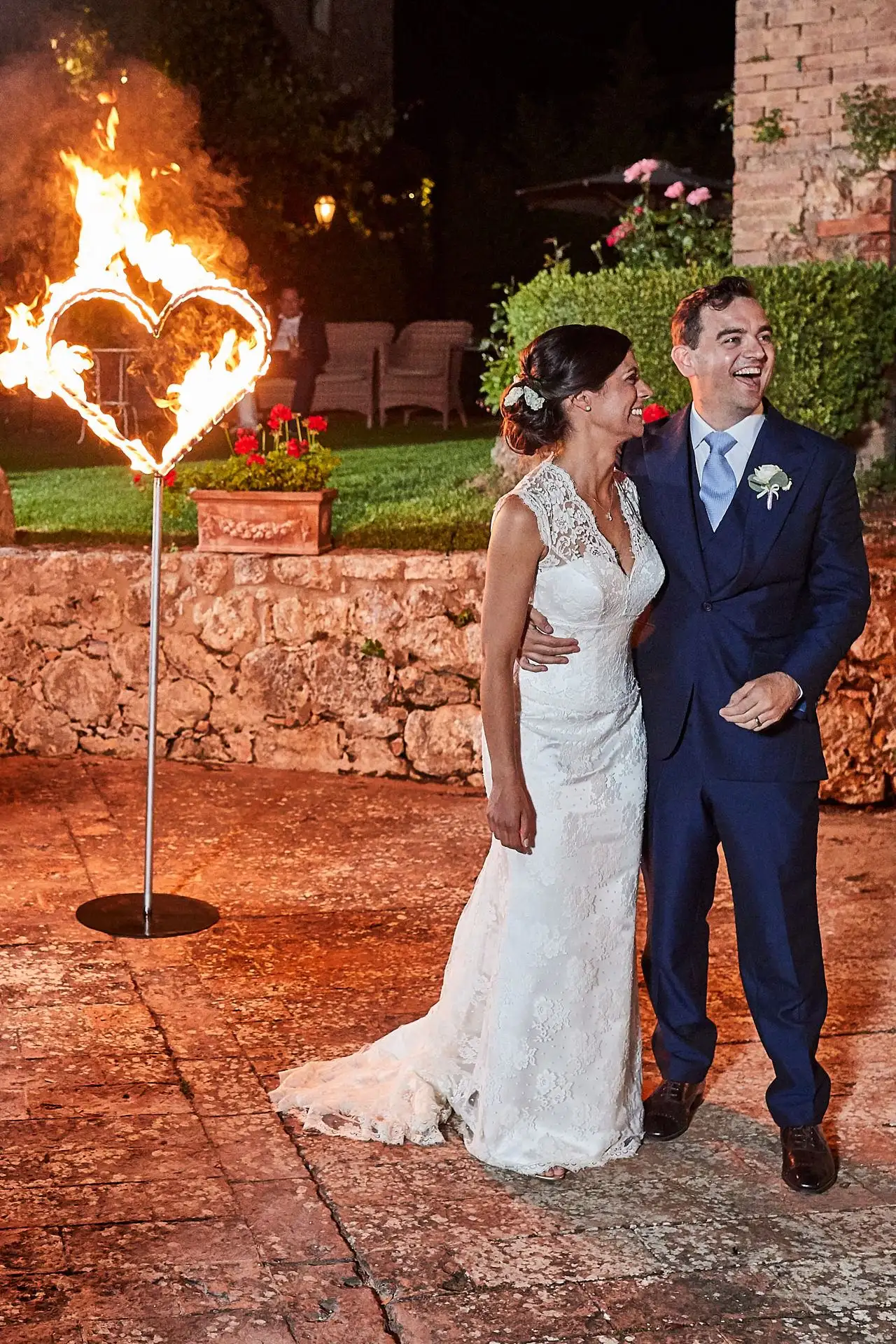 elegant english wedding near siena