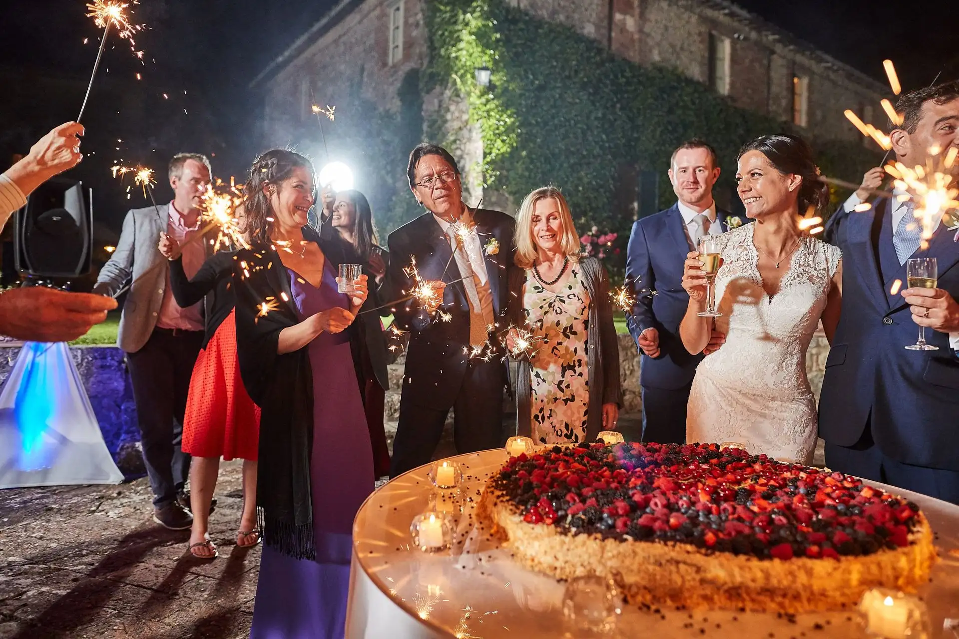 elegant english wedding near siena