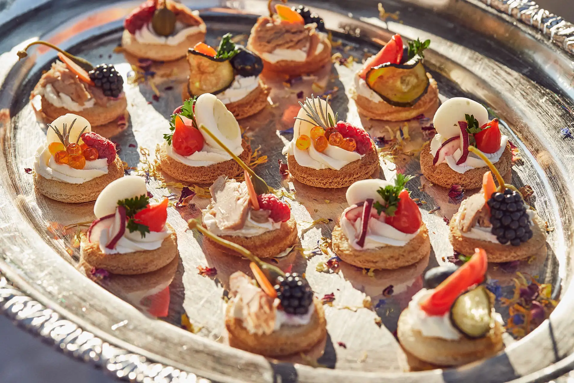 elegant family style welcome dinner