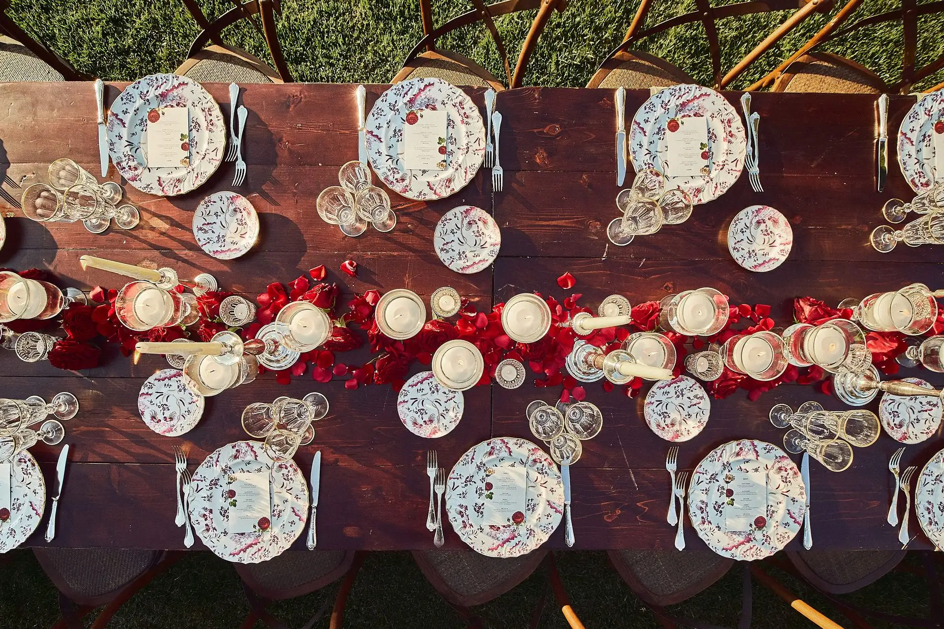 elegant family style welcome dinner