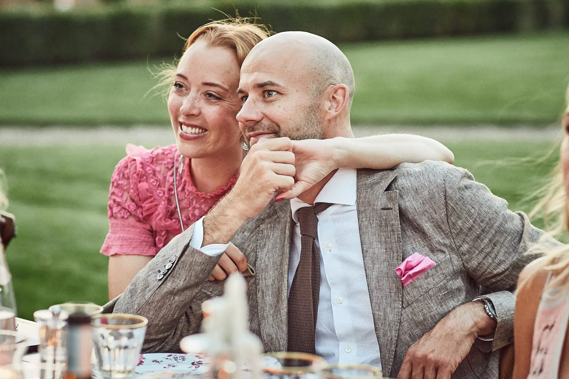 elegant family style welcome dinner