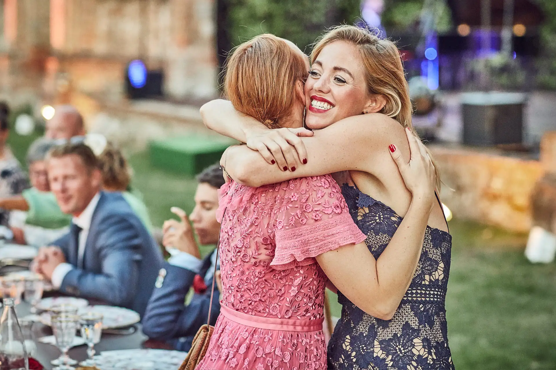 elegant family style welcome dinner