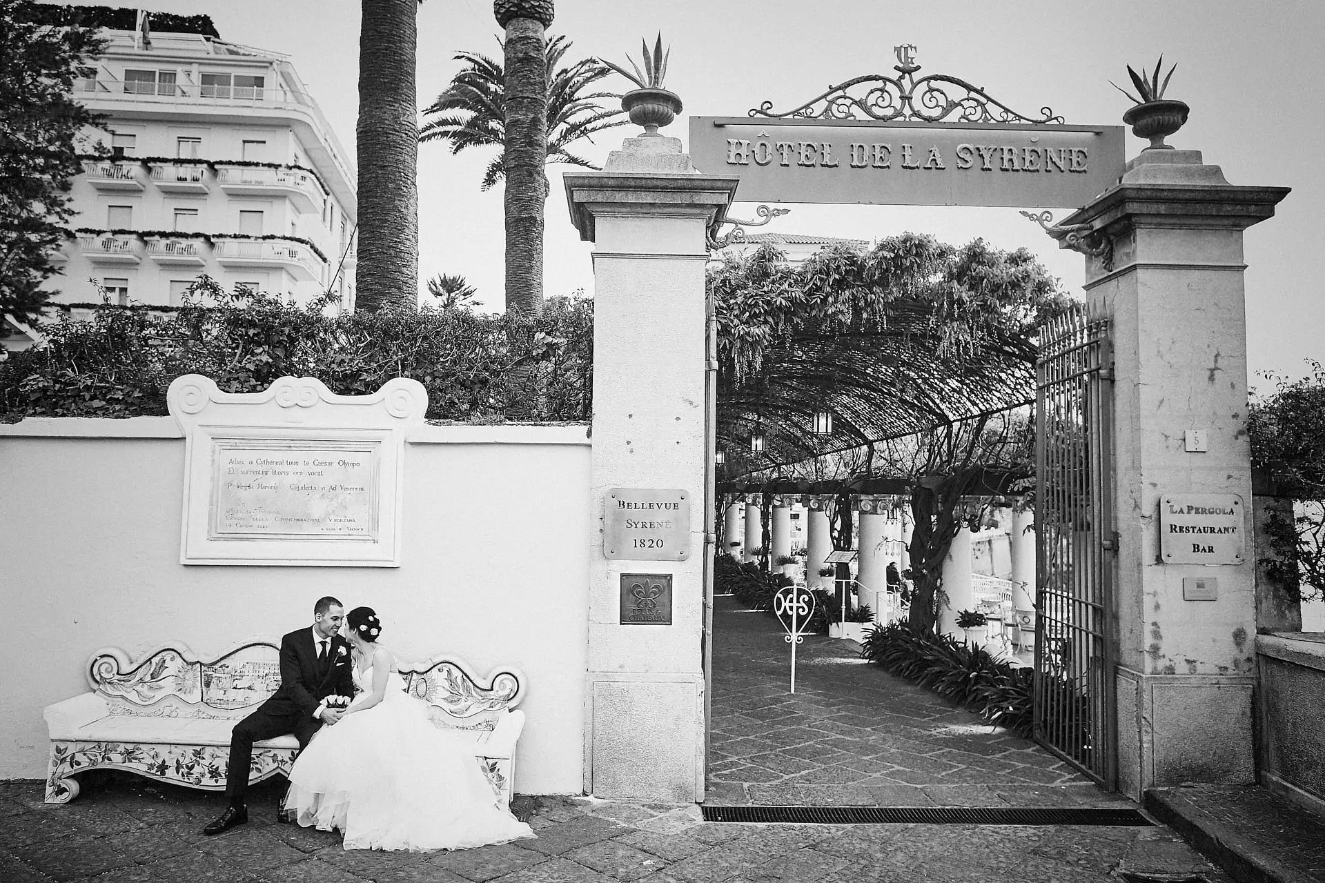 hotel bellevue syrene wedding sorrento
